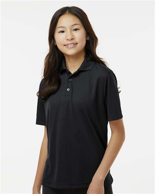 Youth Saratoga Performance Mini Mesh Polo