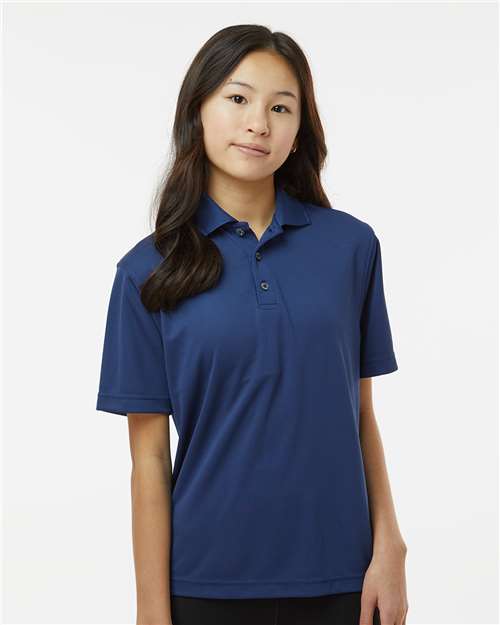 Youth Saratoga Performance Mini Mesh Polo