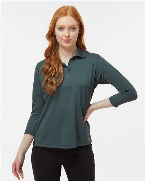 Women's Lady Palm Three-Quarter Sleeve Polo