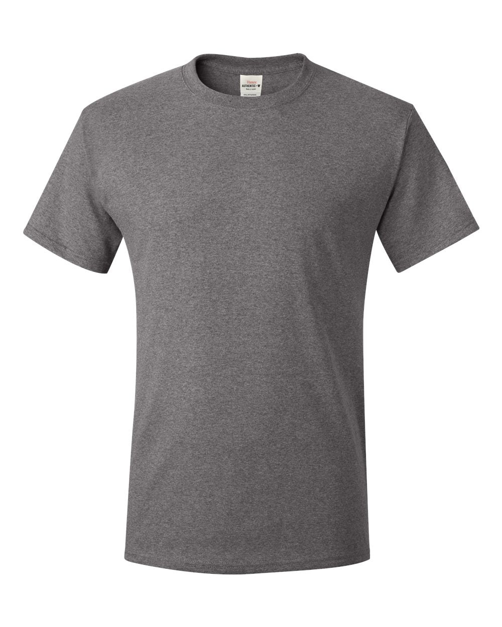 Hanes Authentic Short Sleeve T-shirt front and back logo other colors available not shown. Price breaks at 25 50 and 100 plus. email info@mtrcustomco.com for details.