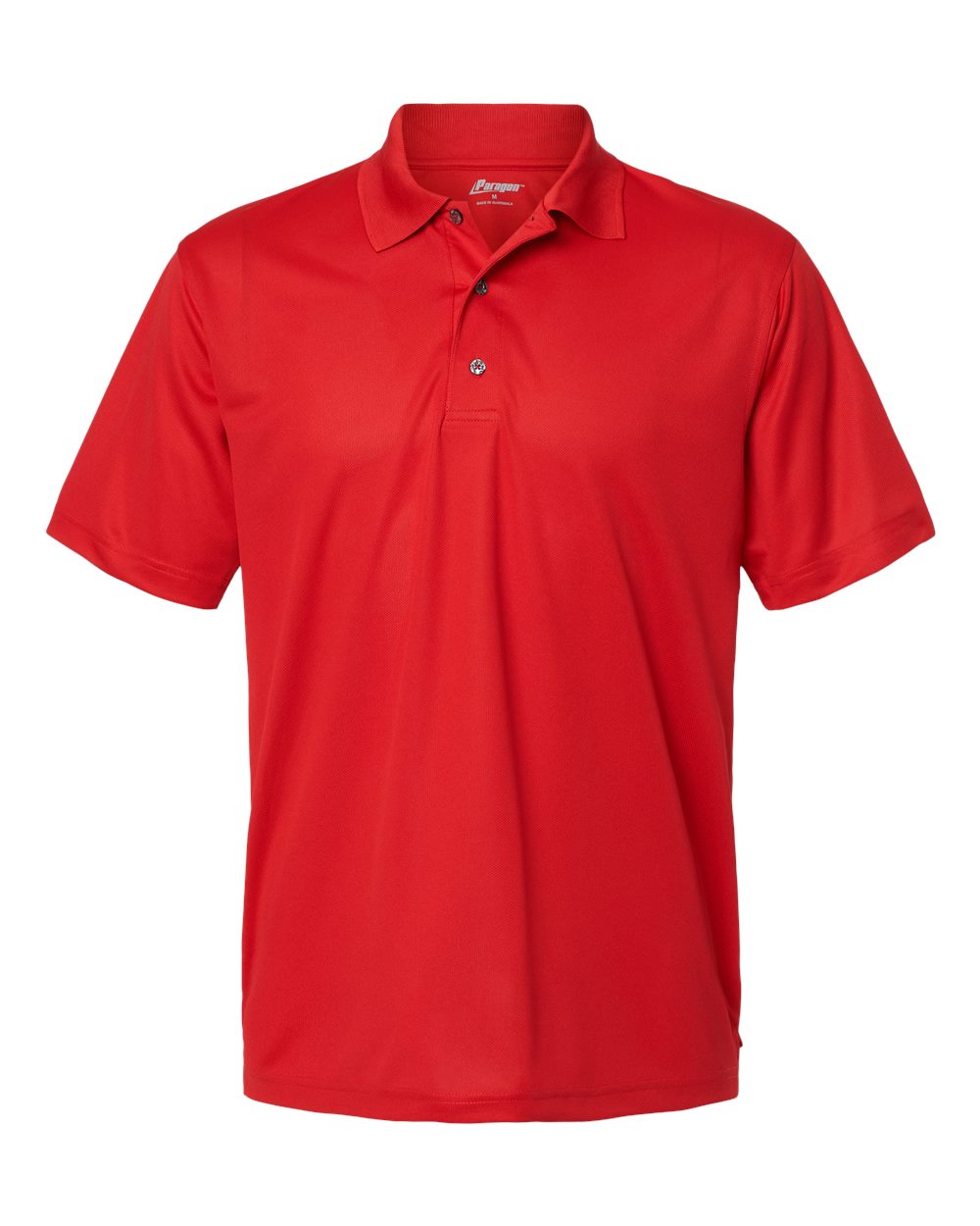Paragon 100 performance Polos embroidered. $$ Price breaks at 25, 50, and 100+ pieces email info@mtrcustomco.com