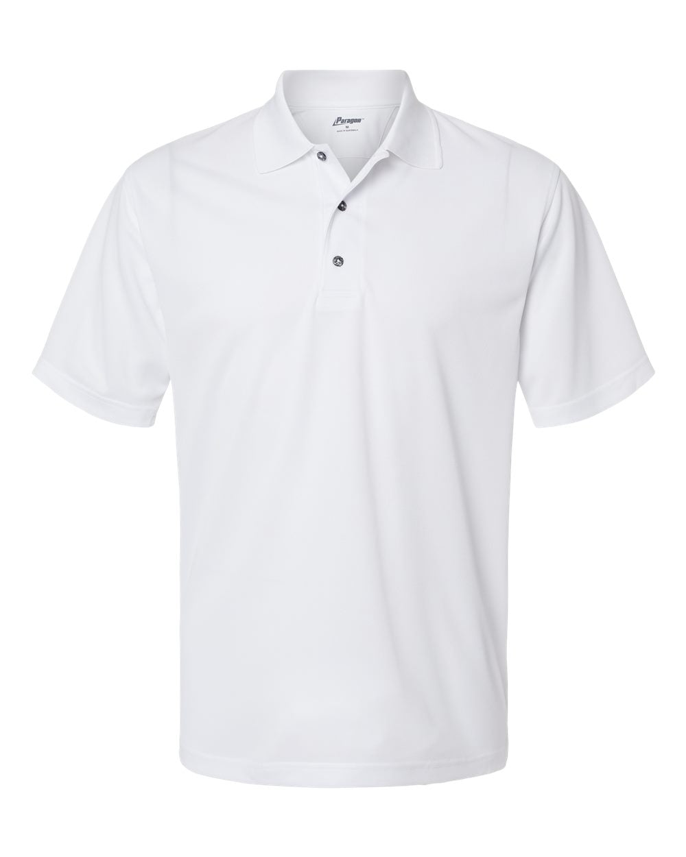 Paragon 100 performance Polos embroidered. $$ Price breaks at 25, 50, and 100+ pieces email info@mtrcustomco.com