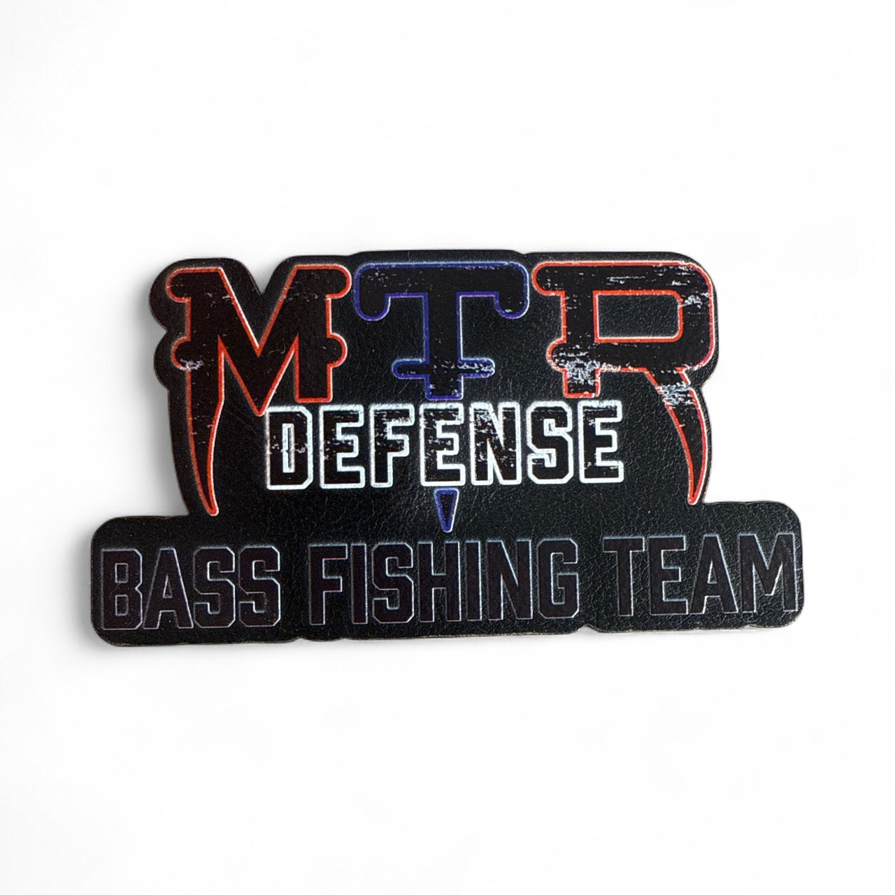 Full Custom Silhouette Cut Full Color UV Printed Leather Hat Patches (Standard Patch) sizes apply