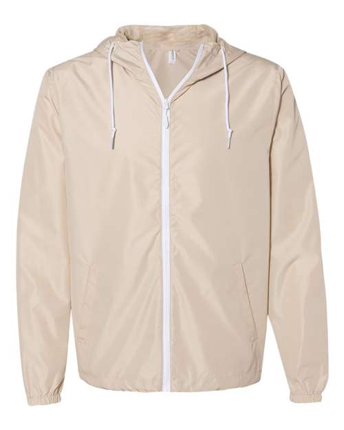 Men's Lightweight Windbreaker Full-Zip Jacket