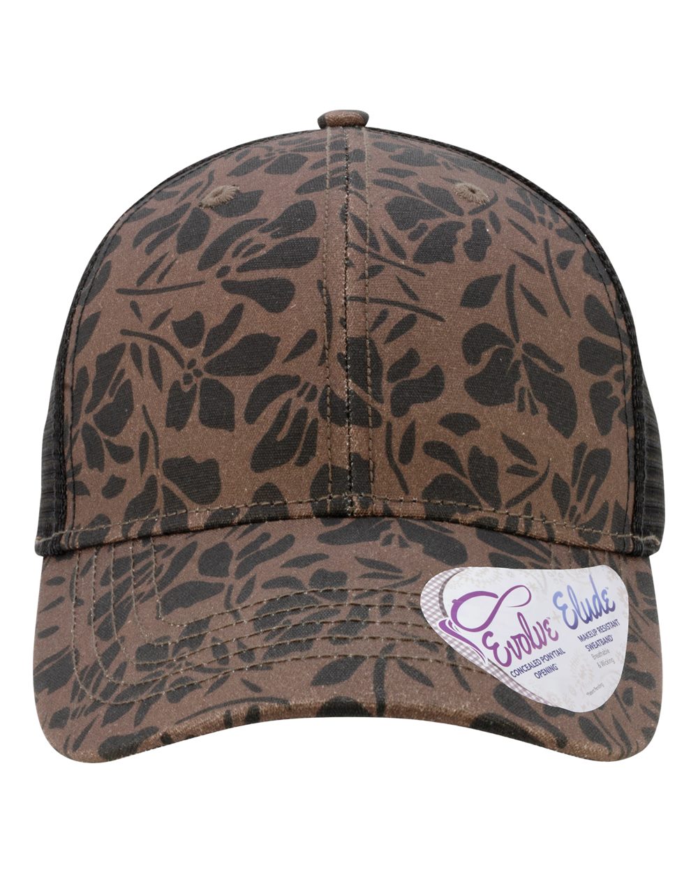 Infinity Her Womens Ponytail Hat Custom Embroidered or Custom Full Color Uv printed patch
