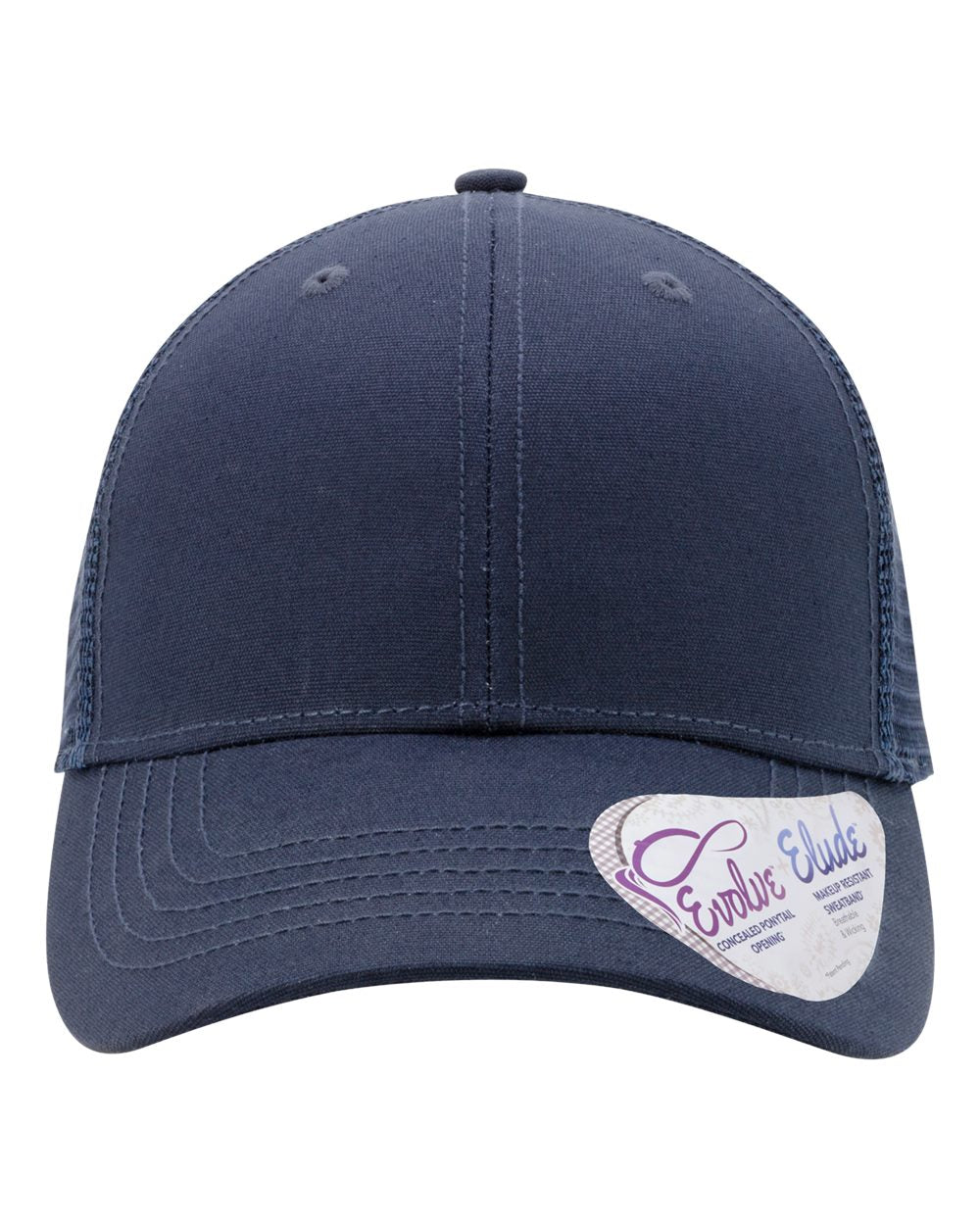 Infinity Her Womens Ponytail Hat Custom Embroidered or Custom Full Color Uv printed patch