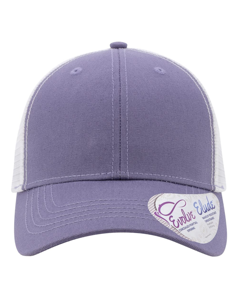 Infinity Her Womens Ponytail Hat Custom Embroidered or Custom Full Color Uv printed patch